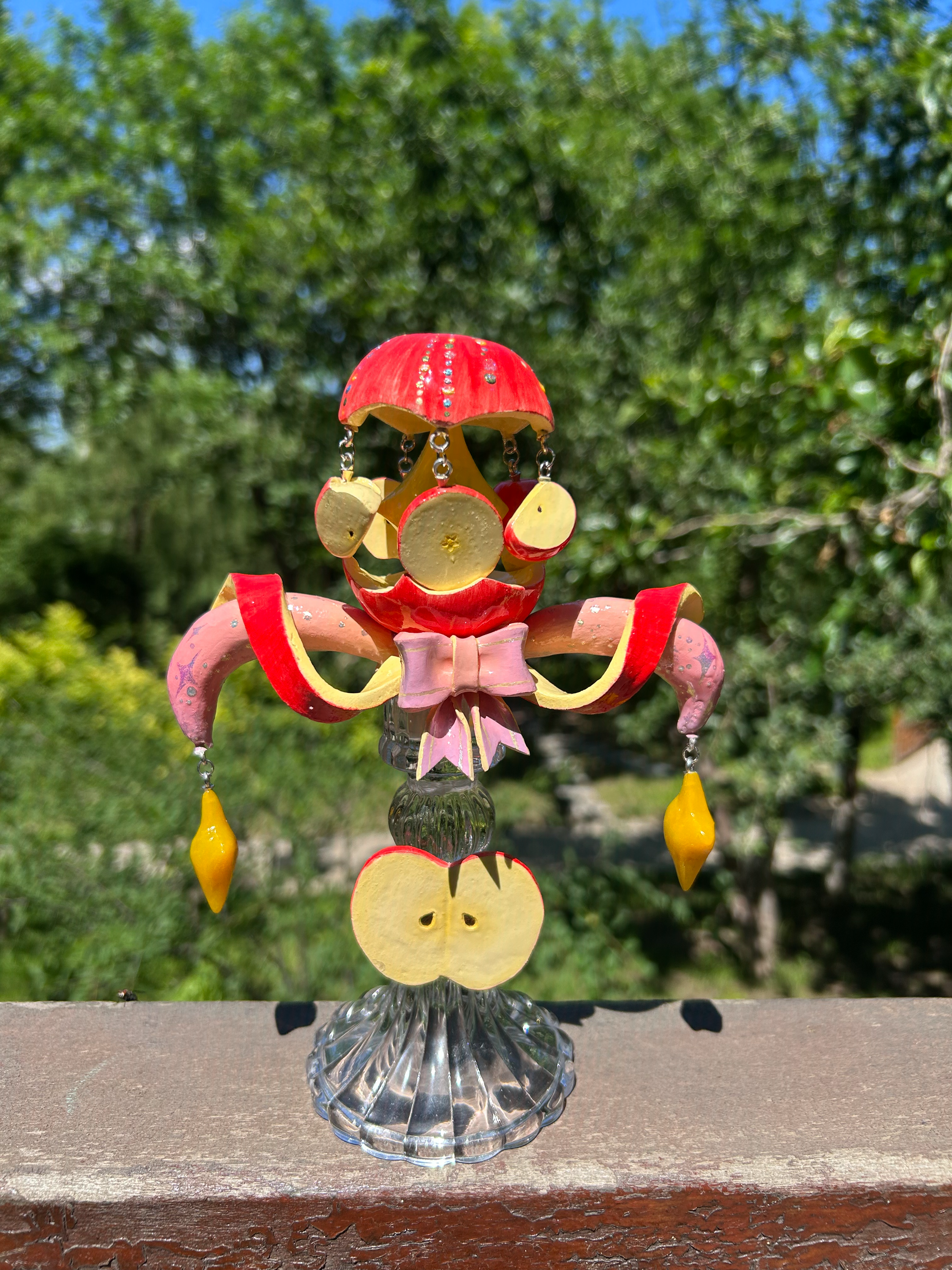 Rotatable Apple Candle Lamp view 2