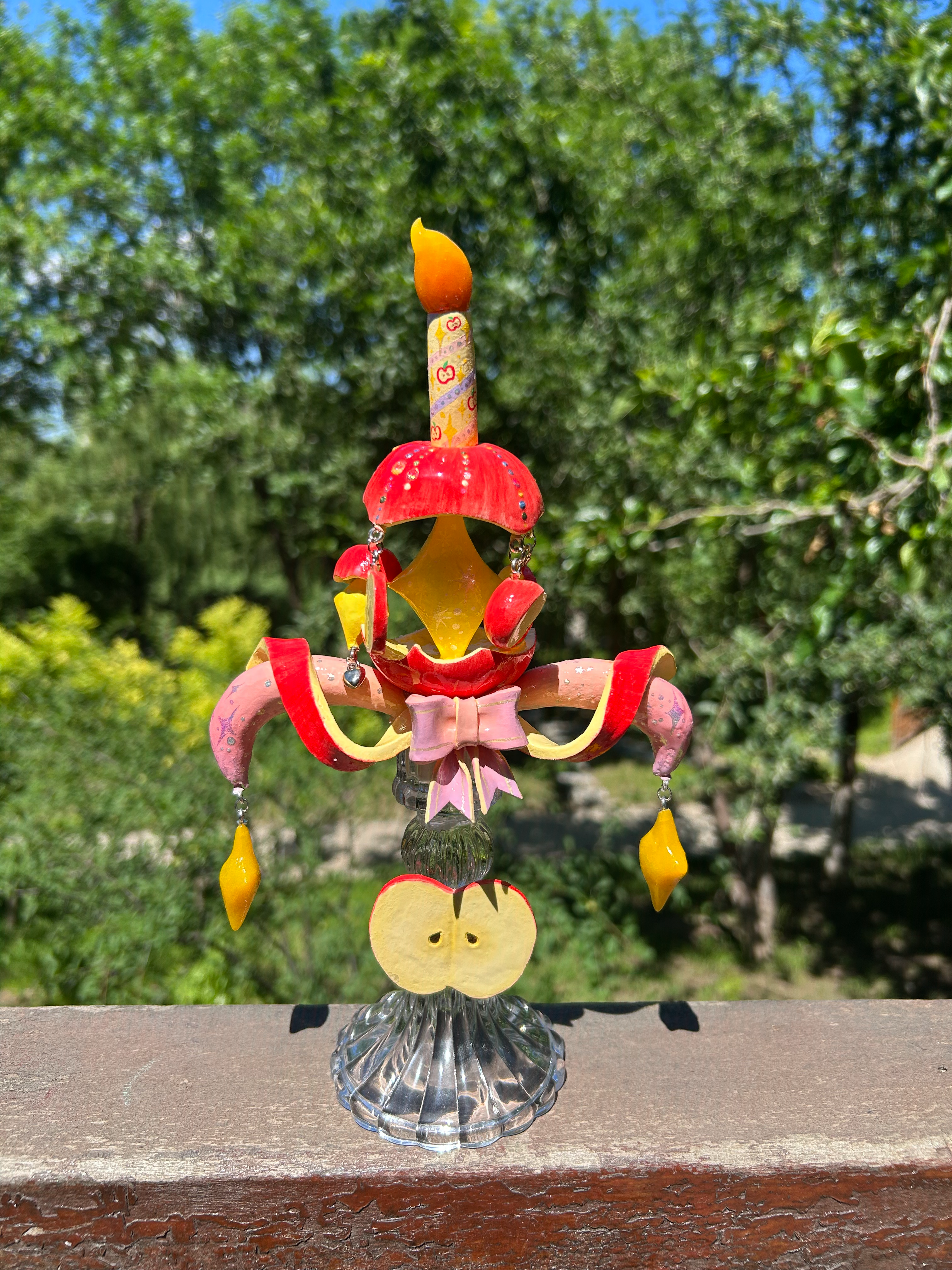 Rotatable Apple Candle Lamp view 3